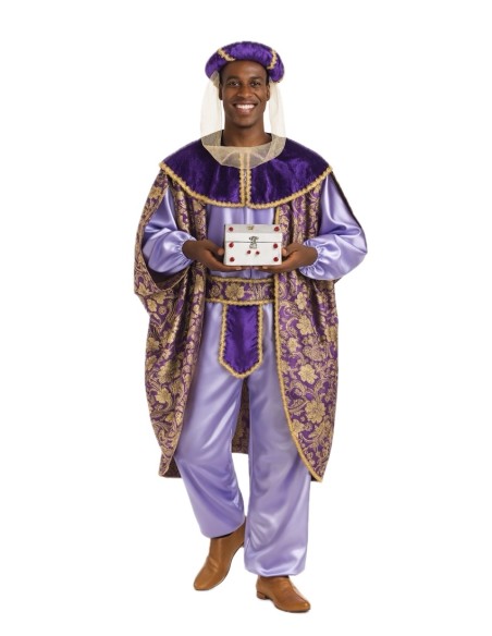 Fantasia Rei Baltasar Tamanho L - de alta qualidade, ideal para carnaval, festas temáticas e eventos especiais.